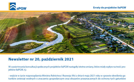 Newsletter nr 20, październik 2021 r. (PDF, 4,6 MB)