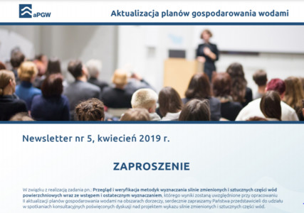 Newsletter nr 5, kwiecień 2019 r. (PDF, 3,0 MB)